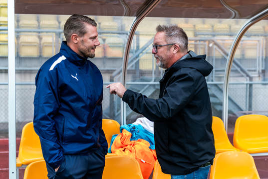 Eskilsminne IFs tränare Patrik Ingelsten och Ängelholms