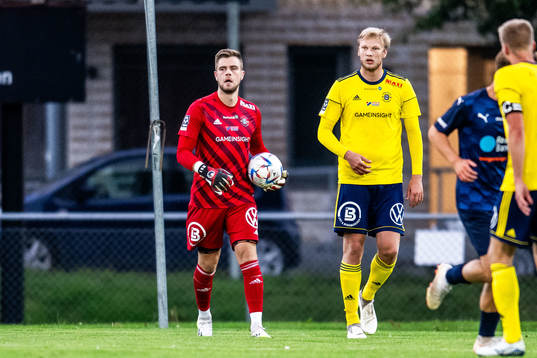 Ängelholms målvakt Robin Streifert