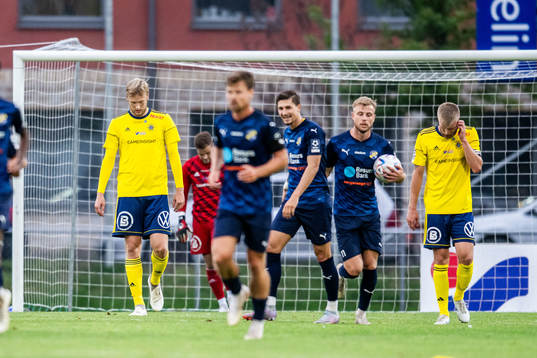 Ängelholms Alexander Kieffer och Robin Nilsson deppar