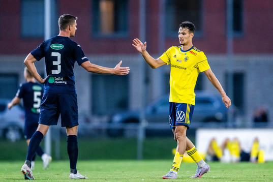 Eskilsminne IFs Fredrik Liverstam och Ängelholms Assad Al
