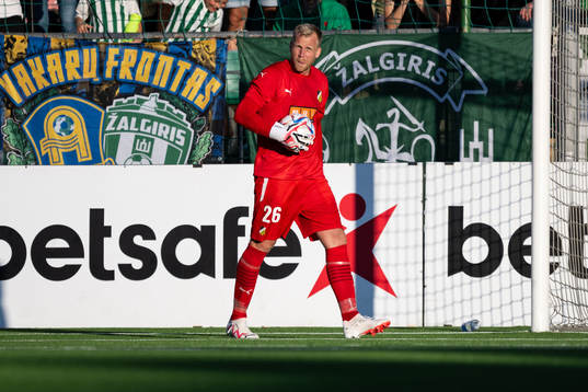 Goalkeeper Peter Abrahamsson