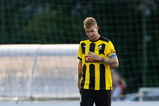 Samuel Gustafson of Häcken looks dejected