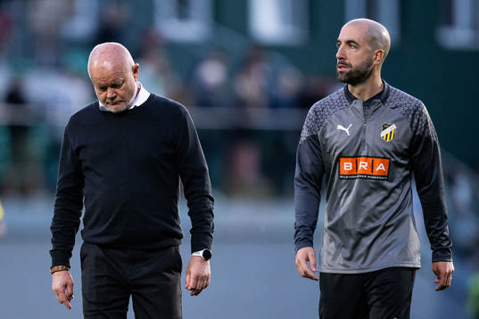 Per-Mathias Høgmo, head coach and Martin Foyston,