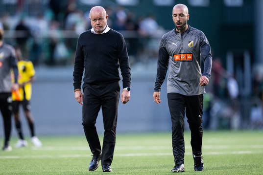 Per-Mathias Høgmo, head coach and Martin Foyston,