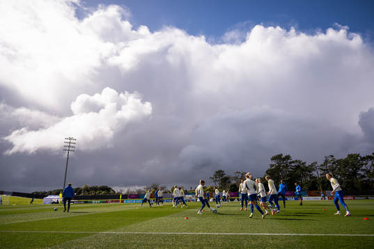 Players of the Swedish women's national football team at a