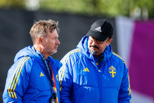 Head coach Peter Gerhardsson and Medical doctor Houman