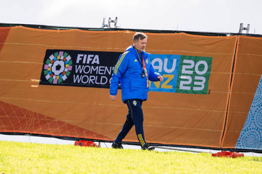 Head coach Peter Gerhardsson of the Swedish women's
