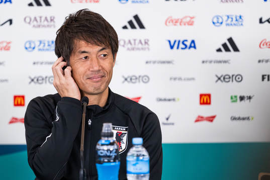 Head coach Ikeda Futoshi of the Japanese women's national