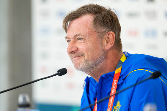 Head coach Peter Gerhardsson of the Swedish women's