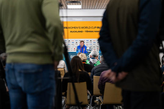 Head coach Peter Gerhardsson of the Swedish women's