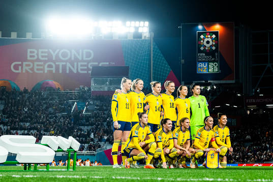 The starting eleven of Sweden