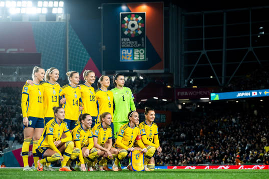 The starting eleven of Sweden