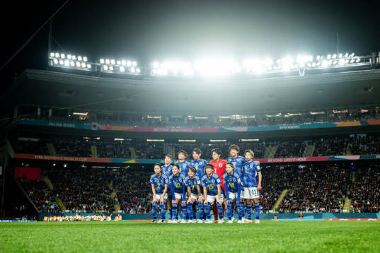 The starting eleven of Japan