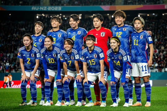 The starting eleven of Japan