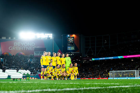 The starting eleven of Sweden