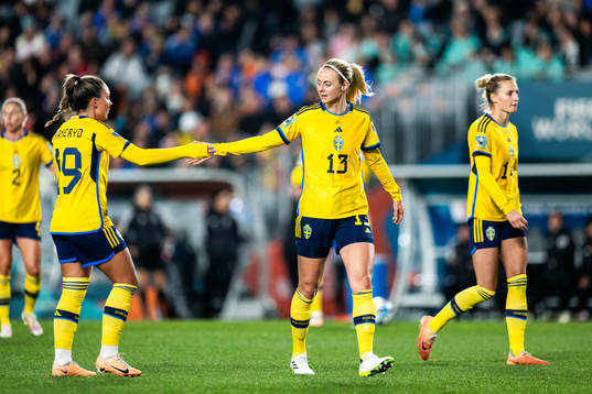 Johanna Rytting Kaneryd, Amanda Ilestedt and Nathalie