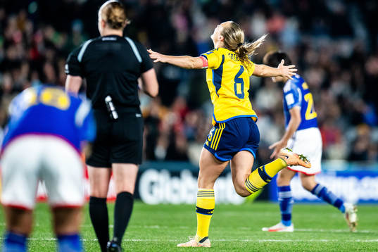 Magdalena Eriksson of Sweden celebrates