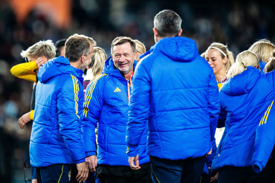 Head coach Peter Gerhardsson of Sweden