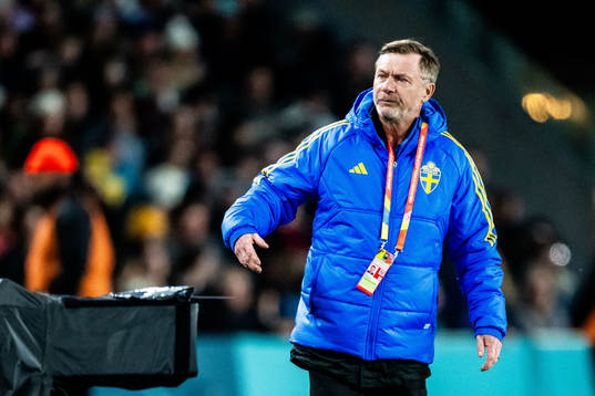 Head coach Peter Gerhardsson of Sweden