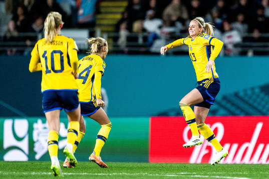 Sofia Jakobsson, Nathalie Björn and Amanda Ilestedt of