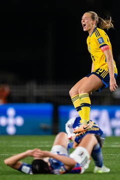 Magdalena Eriksson of Sweden celebrates