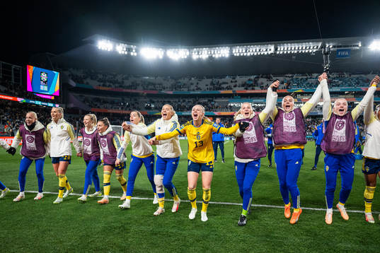 Caroline Seger, Stina Blackstenius, Rebecka Blomqvist,