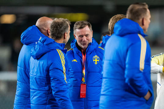 Head coach Peter Gerhardsson of Sweden