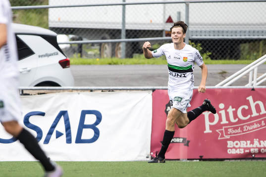 GAISs Axel Henriksson jubel