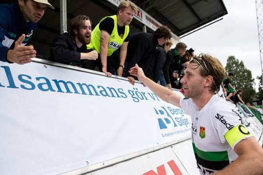 GAIS August Wängberg jublar