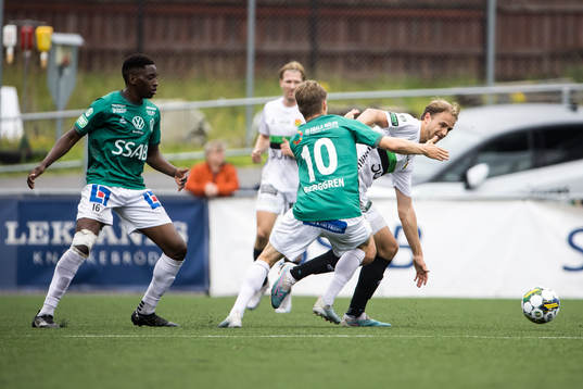 Brages Samouil Izountouemoi och Gustav Berggren och GAIS