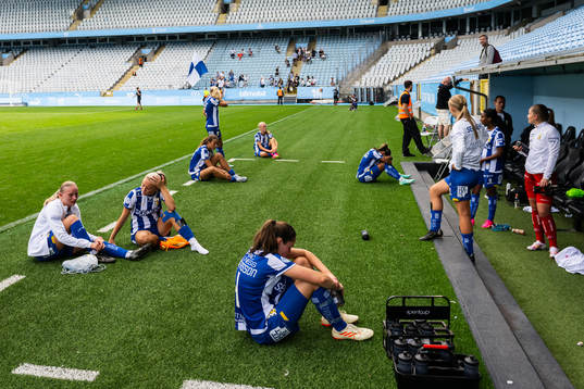 IFK Göteborgs spelare deppar