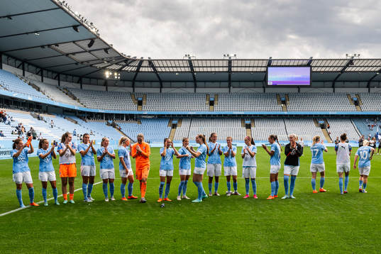Malmö FFs spelare jublar