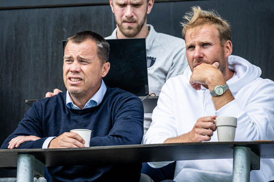 Malmö FFs sportchef Daniel Andersson och assisterande