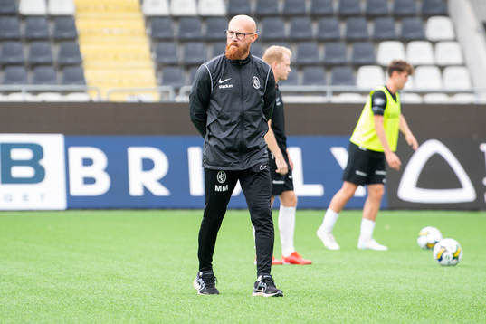 Landskronas tränare Max Mölder