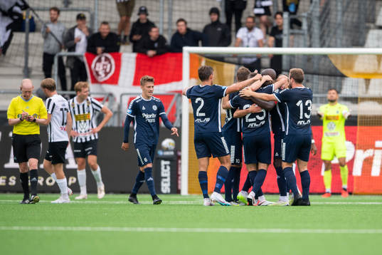 Utsiktens spelare jublar