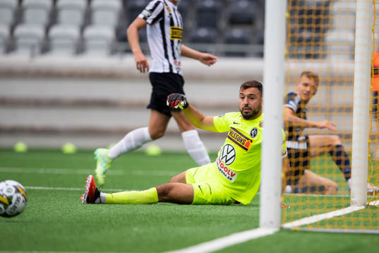 Landskronas målvakt Amr Kaddoura