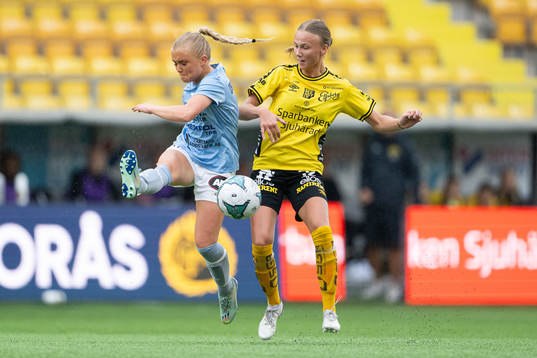 Vikens Lisa Jansson och Elfsborgs Linn Sångberg