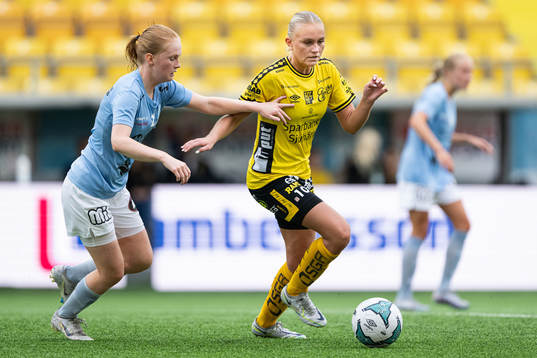 Vikens Elsa Blomquist och Elfsborgs Matilda Ståhlbom