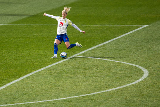 Sofia Jakobsson of the Swedish women's national football
