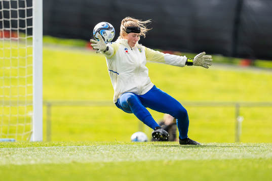 Goalkeeper Tove Enblom of the Swedish women's national