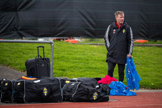 Head coach Peter Gerhardsson of the Swedish women's