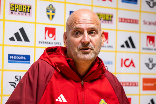 Assistant coach Magnus Wikman of the Swedish women's