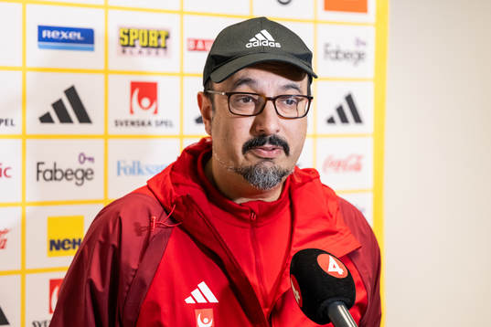 Medical doctor Houman Ebrahimi of the Swedish women's