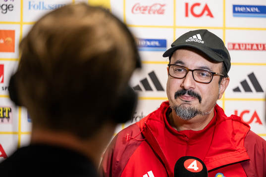 Medical doctor Houman Ebrahimi of the Swedish women's