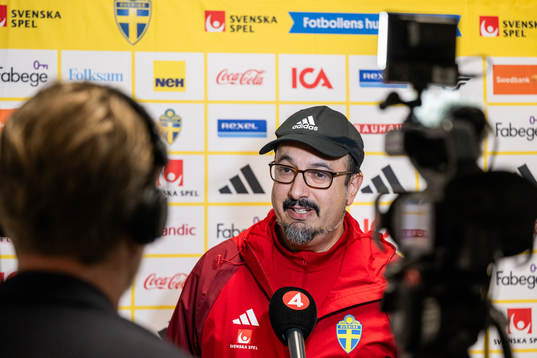 Medical doctor Houman Ebrahimi of the Swedish women's