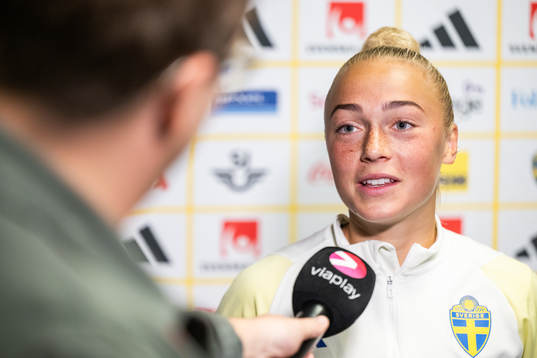 Hanna Bennison of the Swedish women's national football