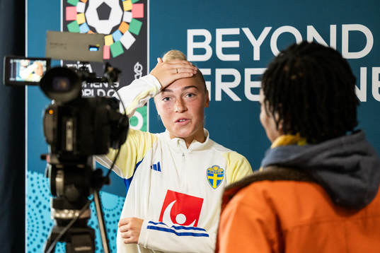 Hanna Bennison of the Swedish women's national football