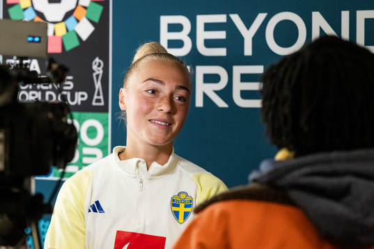 Hanna Bennison of the Swedish women's national football