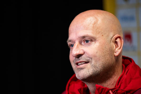 Assistant coach Magnus Wikman of the Swedish women's