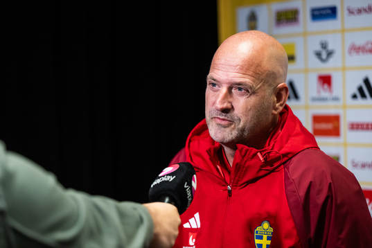 Assistant coach Magnus Wikman of the Swedish women's